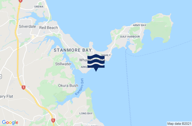 Arkles Bay, New Zealand潮水
