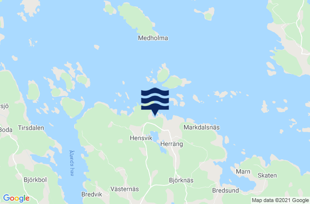 Arnö, Sweden潮水