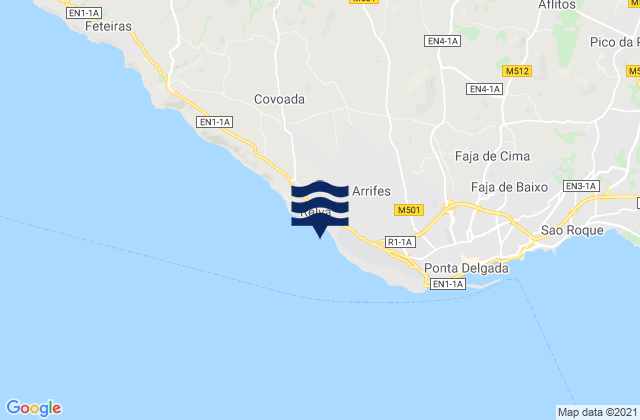 Arrifes, Portugal潮水