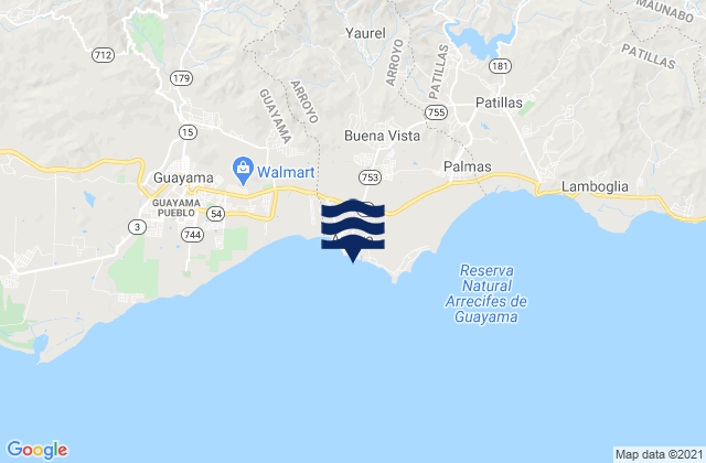 Arroyo, Puerto Rico潮水