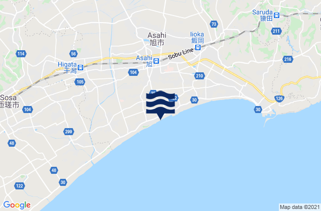 Asahi, Japan潮水