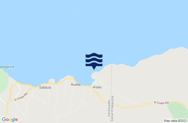 Asau Harbor, Samoa潮水