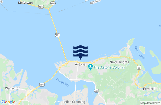 Astoria, United States潮水