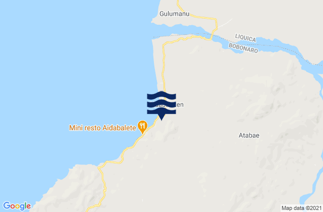 Atabae, Timor Leste潮水
