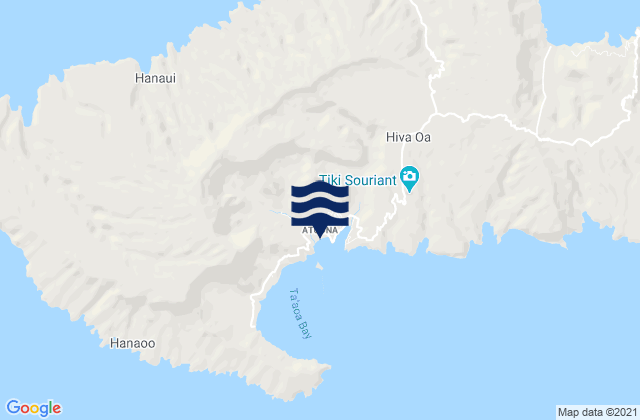 Atuona, French Polynesia潮水
