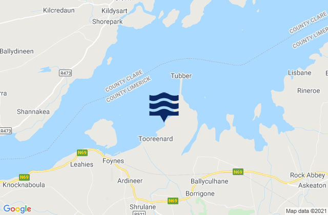 Aughinish Island, Ireland潮水