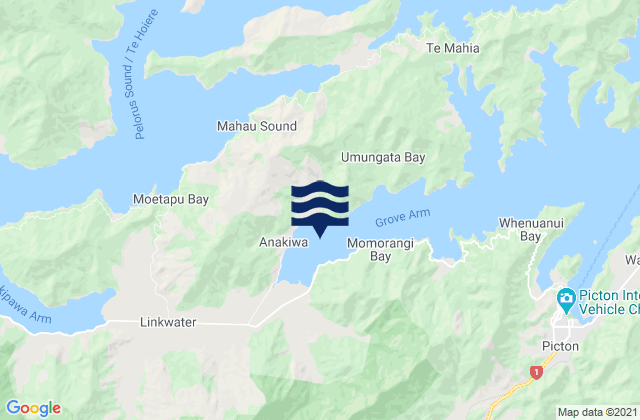Aussie Bay, New Zealand潮水