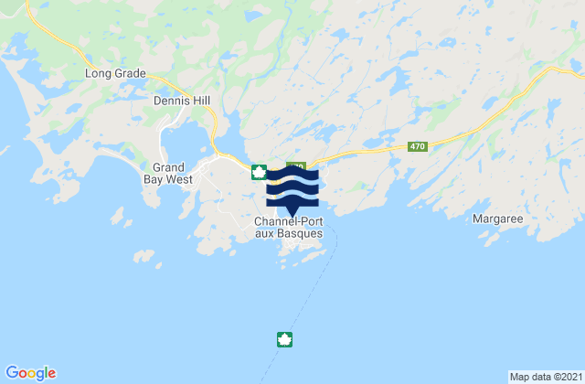 Avalon Channel, Canada潮水
