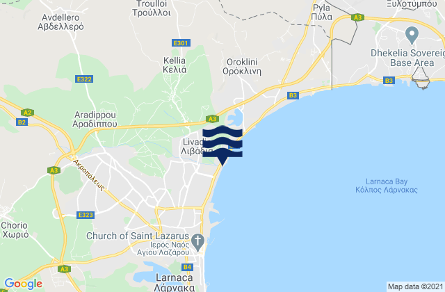 Avdelleró, Cyprus潮水