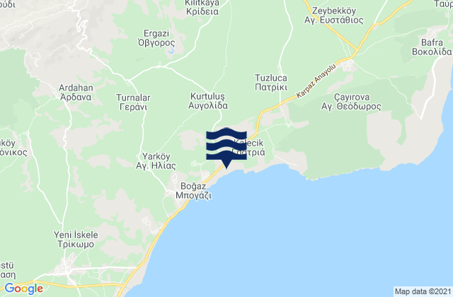 Avgolída, Cyprus潮水