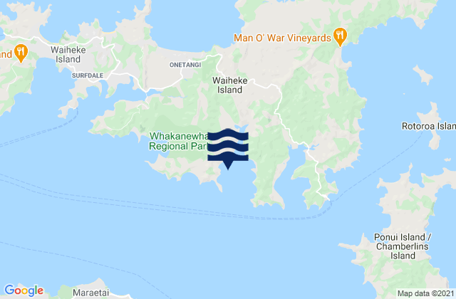 Awaawaroa Bay, New Zealand潮水