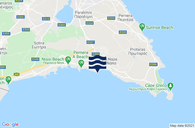 Ayia Napa, Cyprus潮水