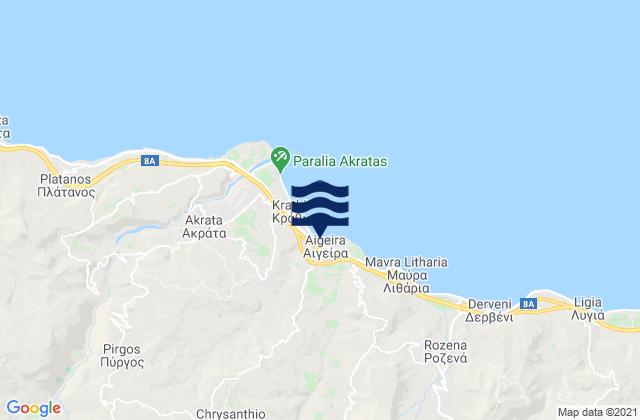Aíyira, Greece潮水