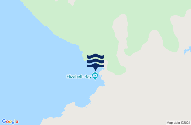 Bahia Isabela Isla Isabela, Ecuador潮水