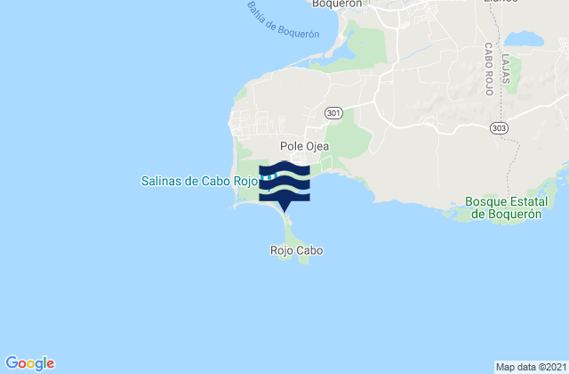 Bahia Salinas, Puerto Rico潮水