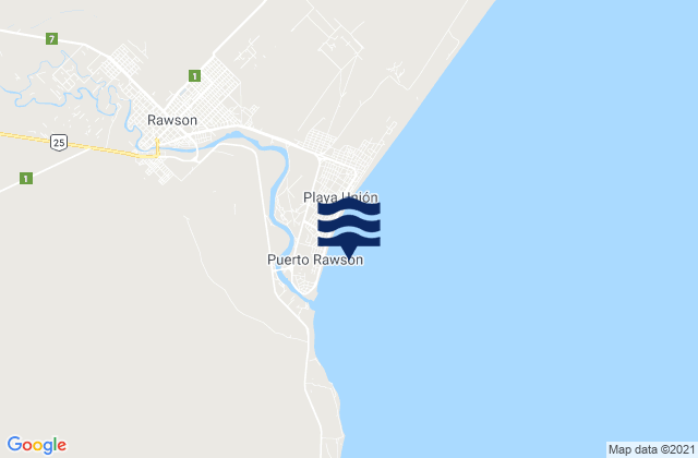 Bahía Engaño, Argentina潮水