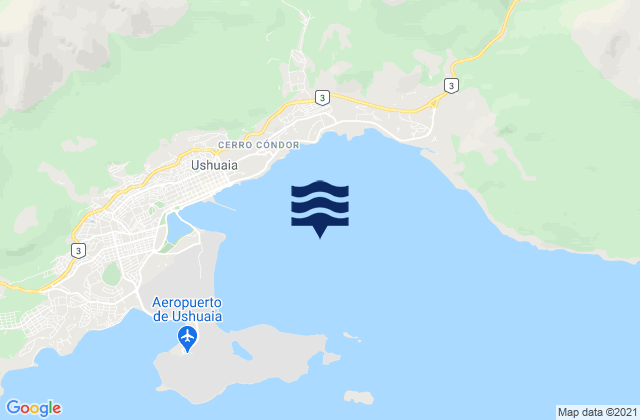 Bahía Ushuaia, Argentina潮水