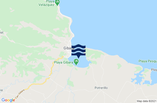 Bahía de Gibara, Cuba潮水