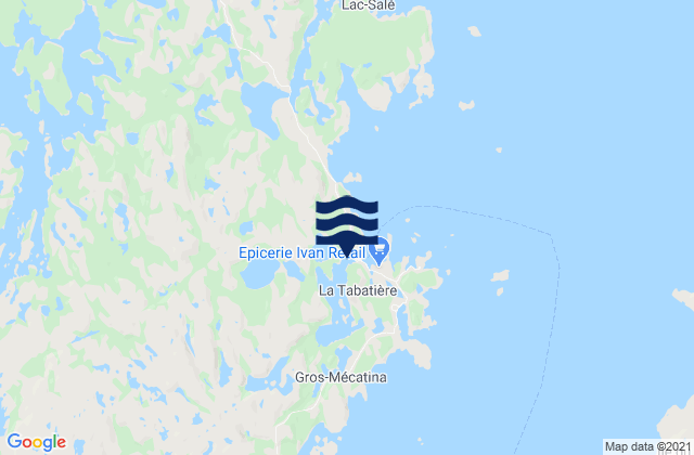 Baie de La Tabatière, Canada潮水