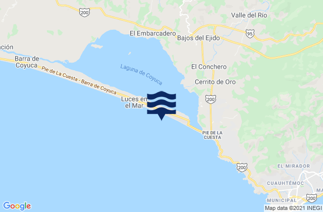 Bajos del Ejido, Mexico潮水
