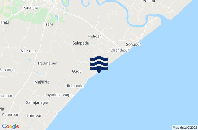 Balasore, India潮水