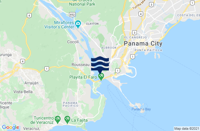 Balboa, Panama潮水