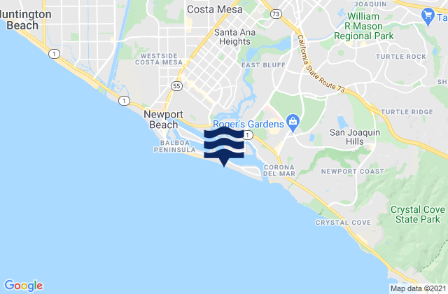 Balboa Pier (Newport Beach), United States潮水