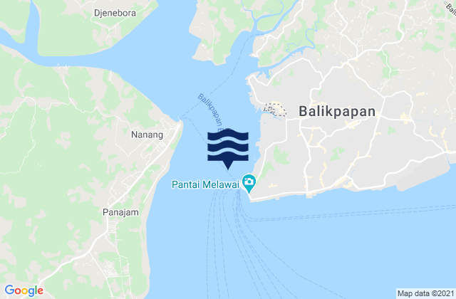 Balik Papan, Indonesia潮水