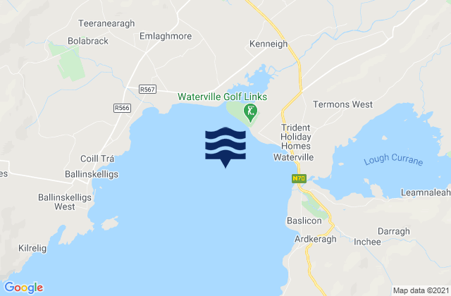 Ballinskelligs Bay, Ireland潮水