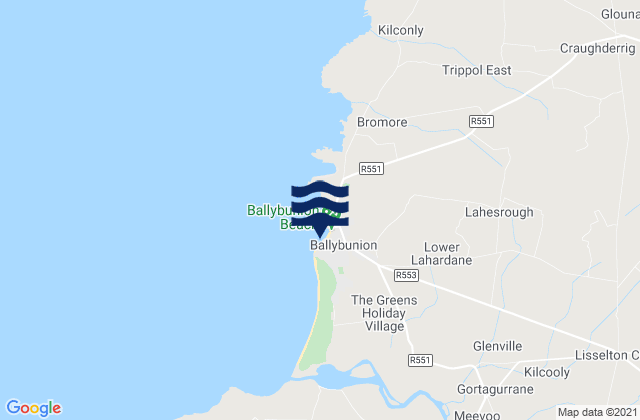 Ballybunnion, Ireland潮水