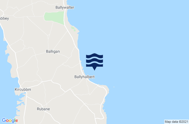 Ballyhalbert Bay, United Kingdom潮水
