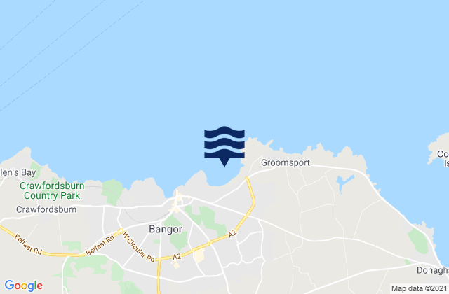 Ballyholme Bay, United Kingdom潮水