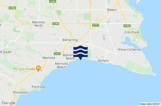Balnarring, Australia潮水