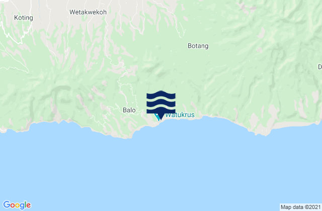 Baluk, Indonesia潮水