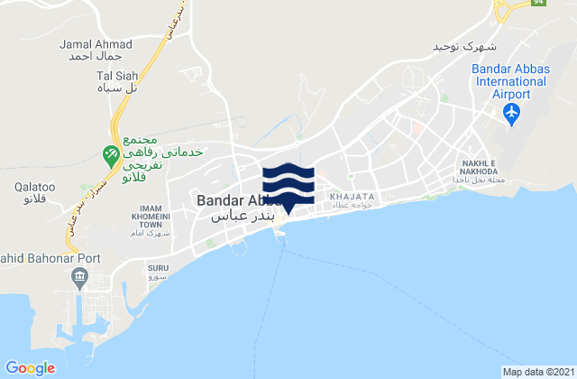 Bandar Abbas, Iran潮水