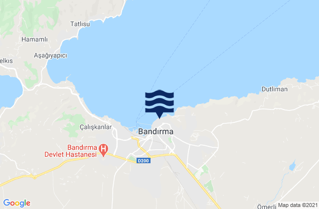Bandırma, Turkey潮水