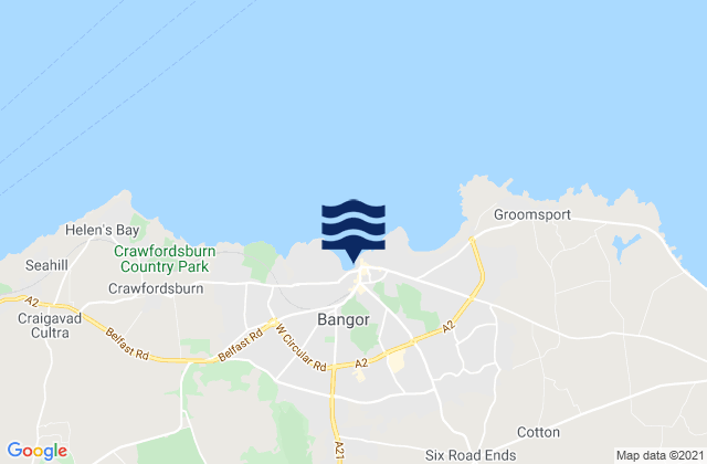 Bangor, United Kingdom潮水