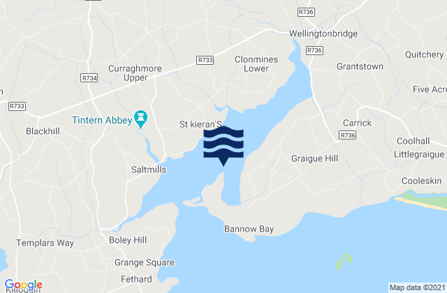 Bannow Bay, Ireland潮水