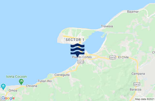 Baracoa, Honduras潮水