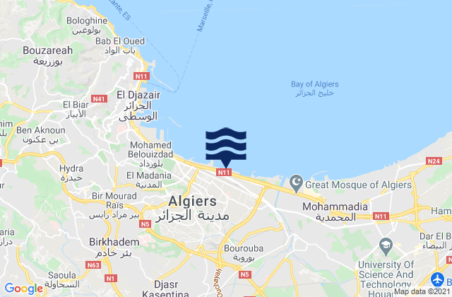 Baraki, Algeria潮水