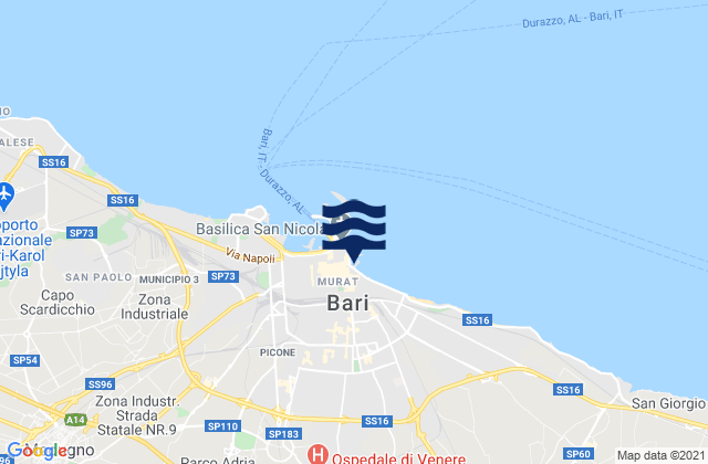 Bari, Italy潮水
