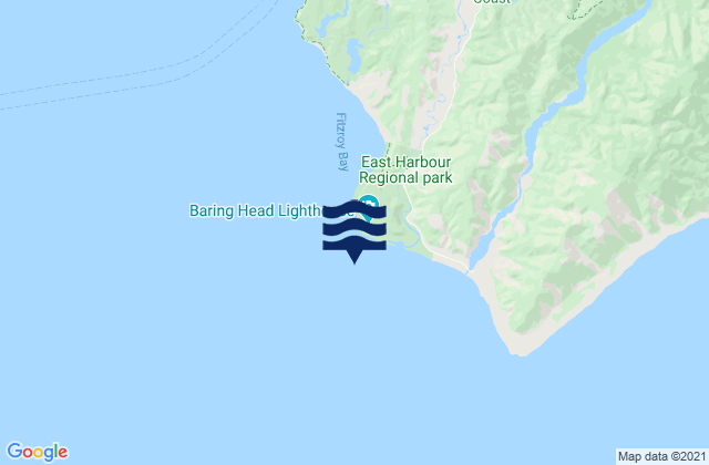 Baring Head, New Zealand潮水