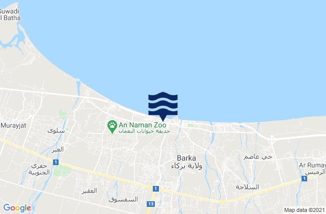 Barkā’, Oman潮水