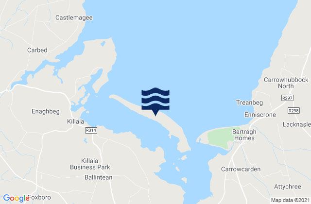 Bartragh Island, Ireland潮水