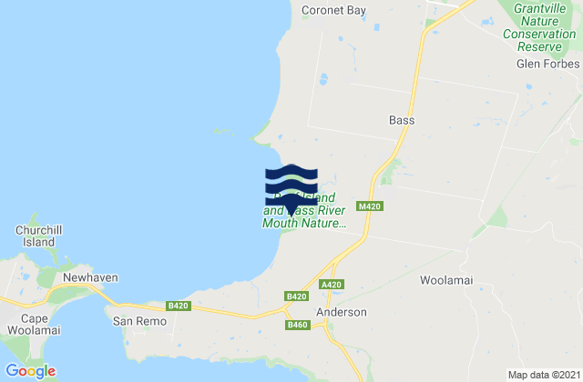 Bass Coast, Australia潮水