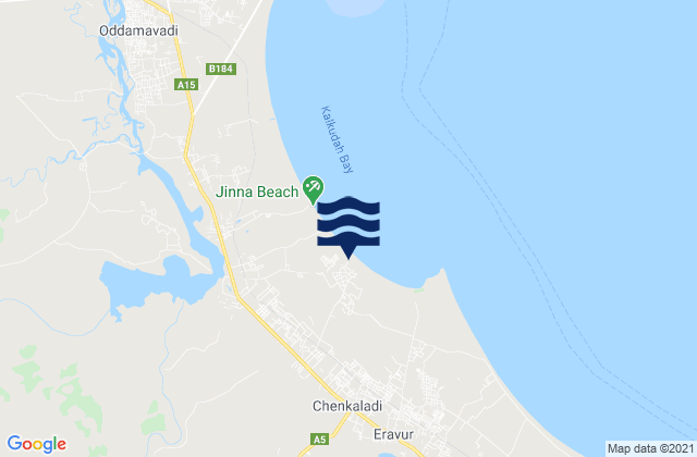 Batticaloa District, Sri Lanka潮水