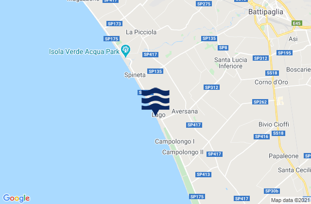 Battipaglia, Italy潮水