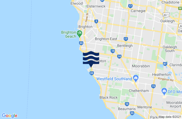 Bayside, Australia潮水