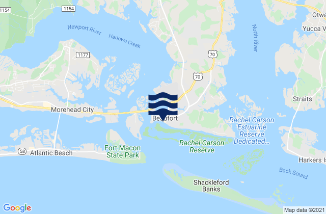 Beaufort, United States潮水
