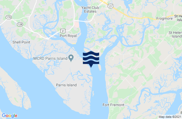 Beaufort County, United States潮水